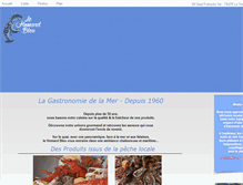 Tablet Screenshot of le-homard-bleu.com